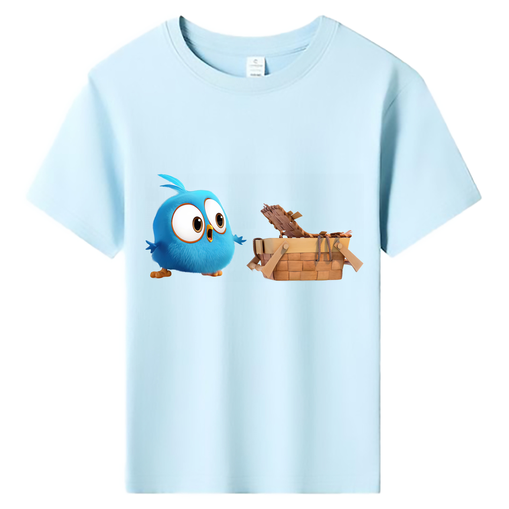 （画像用） Angry Birds アングリーバード 綿100％キッズTシャツ（フロントプリント）